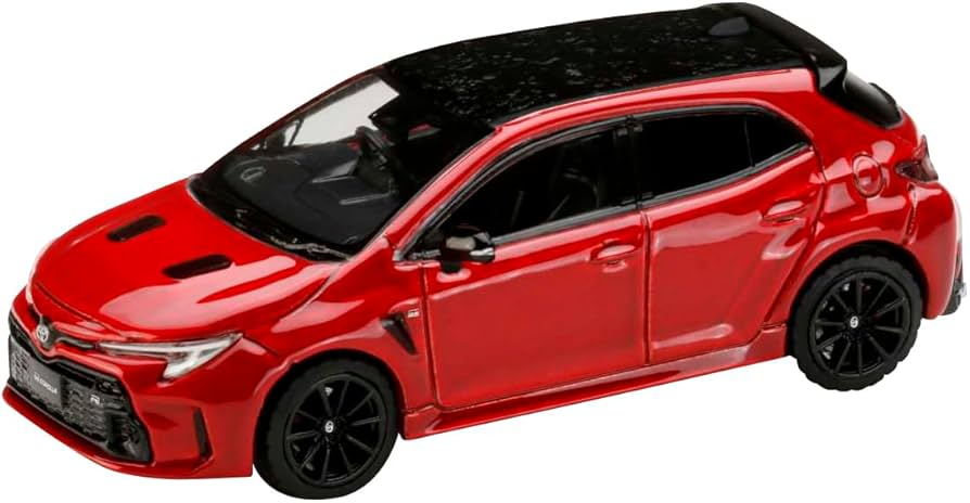 Amazon | HJ64 1/64 トヨタ GRカローラ RZ エモーショナルレッド II