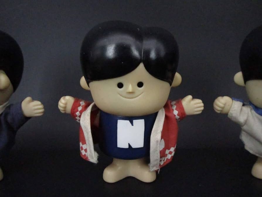 Amazon.co.jp: 昭和レトロ？ ナショナル坊や ソフビ フィギュア 貯金箱