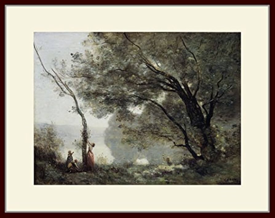 Amazon.co.jp: コロー・「モルトフォンテーヌの思い出」 プリ