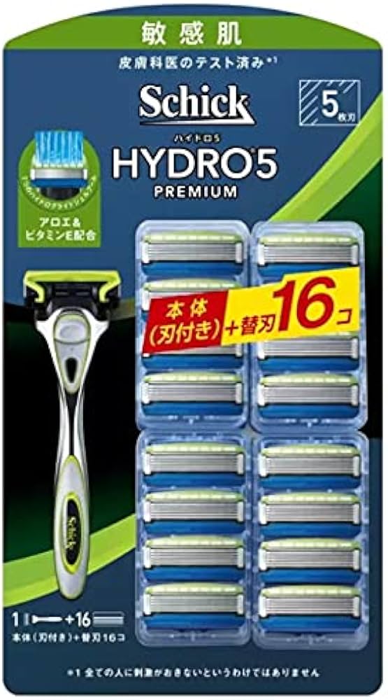 Amazon.co.jp: Schick(シック) ハイドロ5プレミアム 敏感肌用 5枚刃