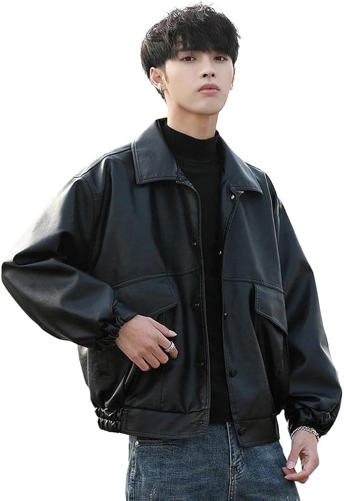 Amazon | [Bwgoroku] レザージャケット メンズ テーラードジャケット