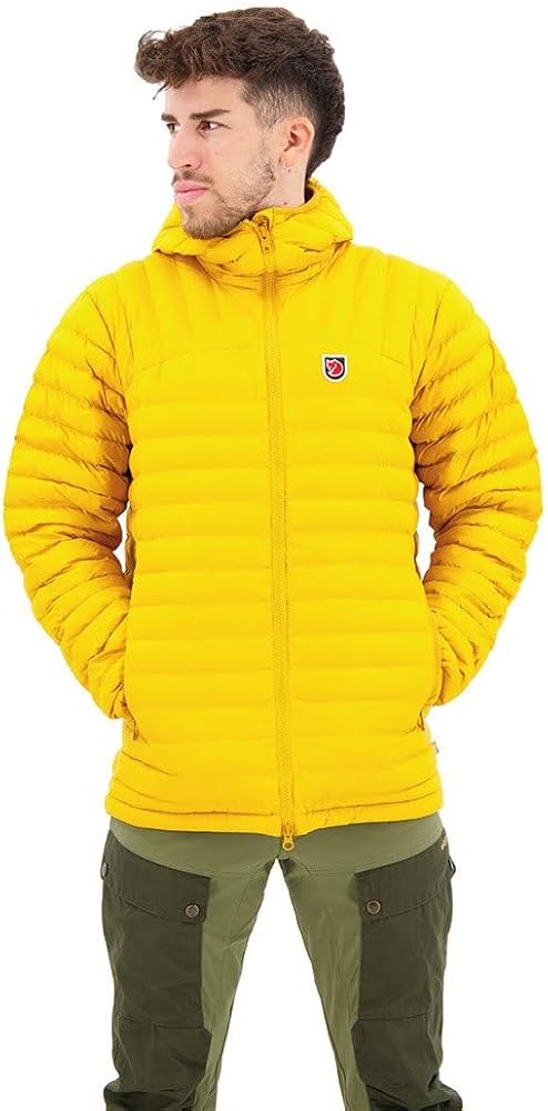 Fjällräven Expedition Lätt Hoodie Men's Jacket, Mustard Yellow, M