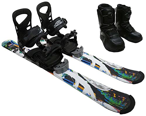 コスパ良し！安いショートスキー3点セット（板・ビンディング・ブーツ