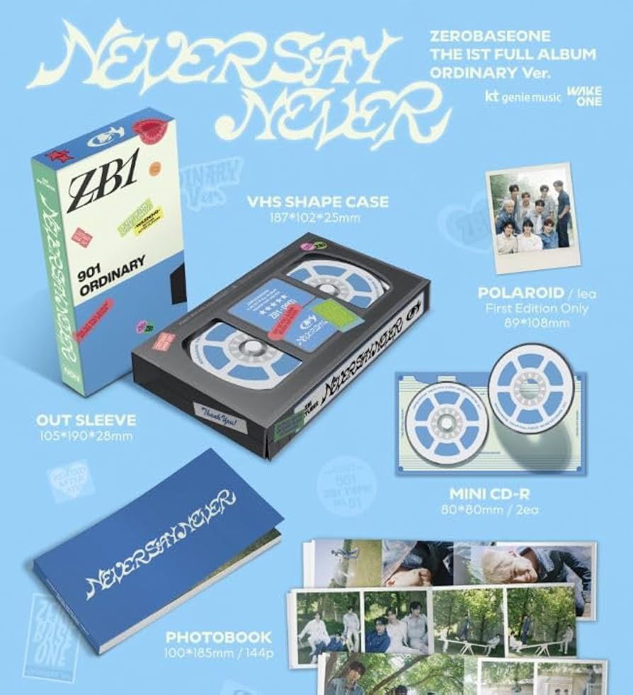 Amazon.co.jp: ZEROBASEONE - THE 1ST FULL ALBUM [ NEVER SAY NEVER