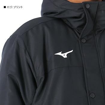 Amazon.co.jp: [ミズノ] ベンチコート メンズ ブレスサーモ 中綿 吸湿