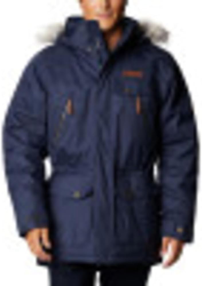 Columbia Men's Barlow Pass 550 TurboDown Jacket, Collegiate Navy