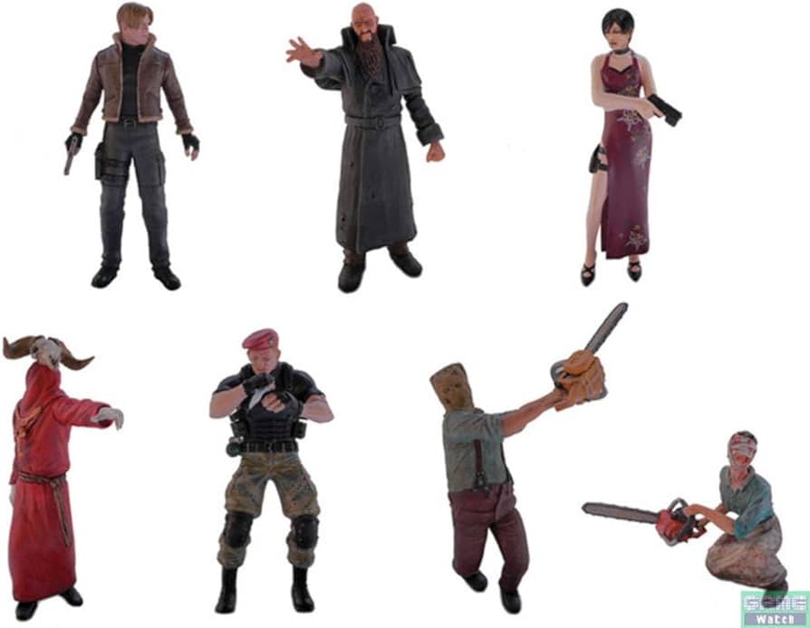 Amazon.co.jp: バイオハザード4 コレクションフィギュアI 7種セット 内