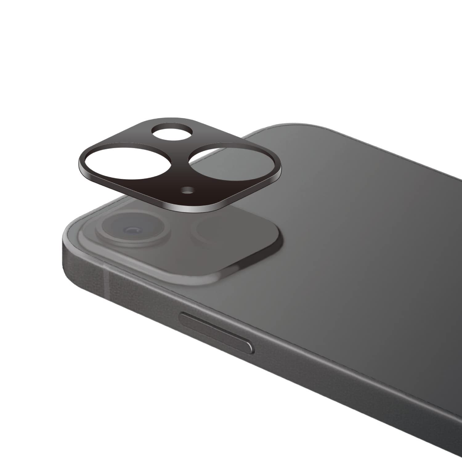 Amazon | エレコム iPhone 13 / 13 mini カメラレンズカバー アルミ