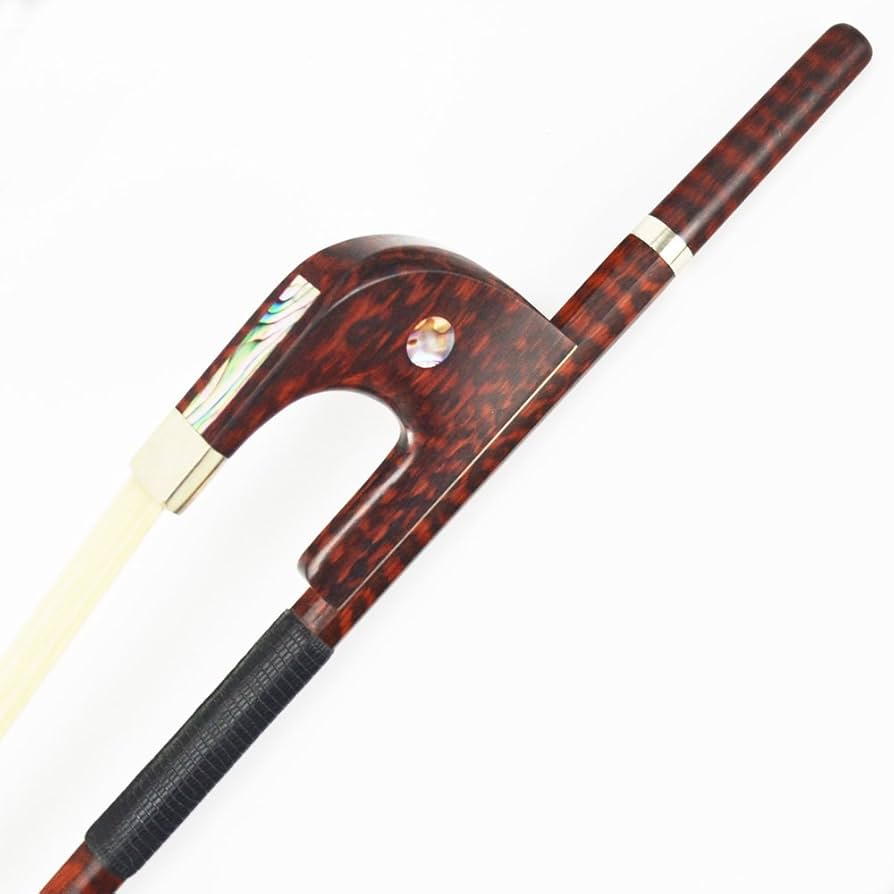 Amazon | 4/4スネークウッド・ジャーマン・コントラバス弓 Snakewood