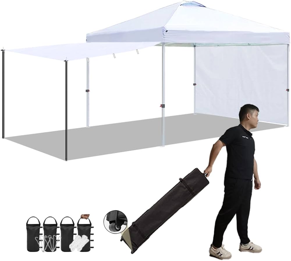 Amazon | ToopTapu ワンタッチタープテント 【日陰エリアを拡張