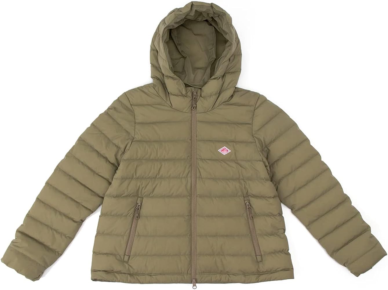 Amazon | [ダントン] レディース ストレッチナイロン ミドルダウン