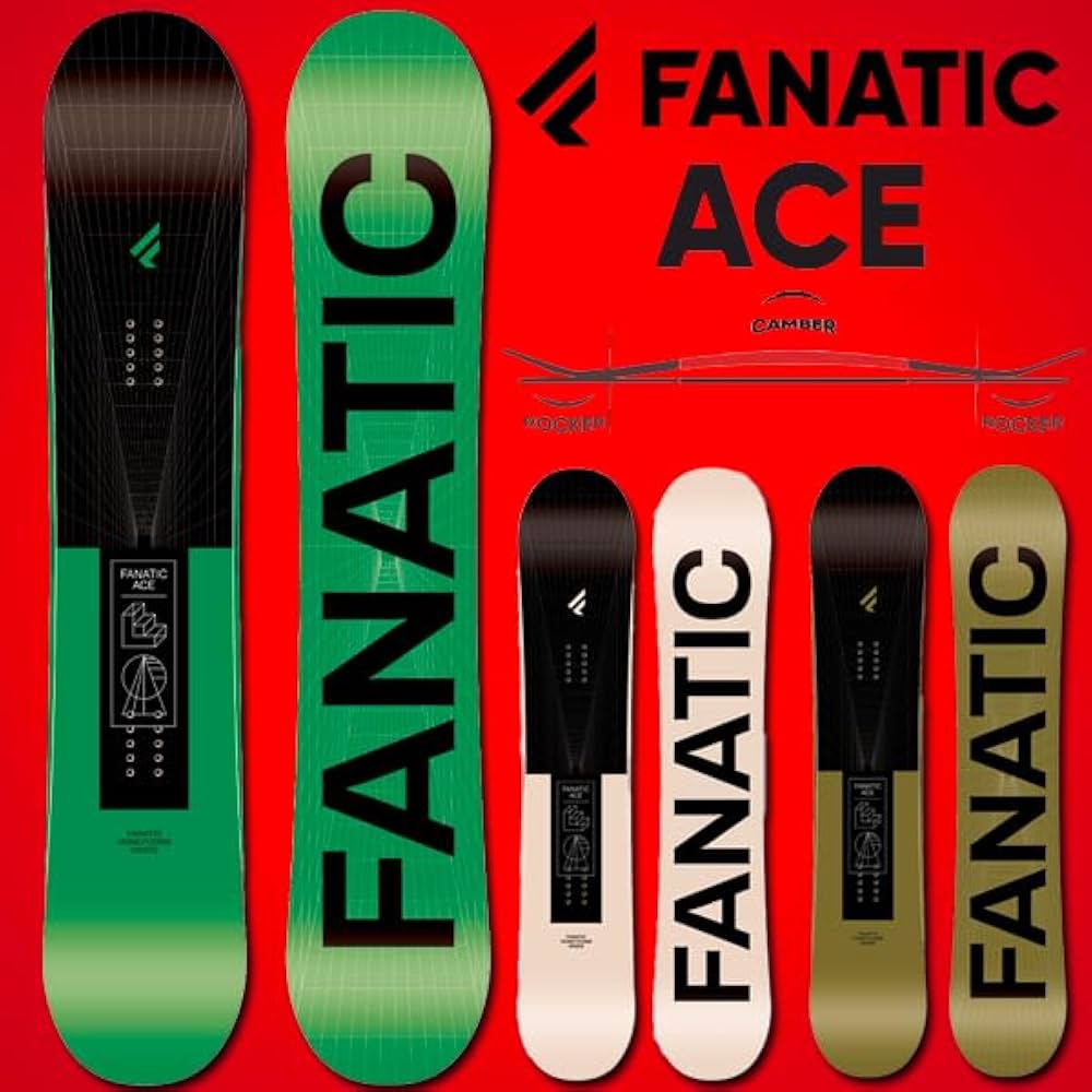 Amazon.co.jp: [FANATIC] ファナティック 板 スノボ ボード ACE エース