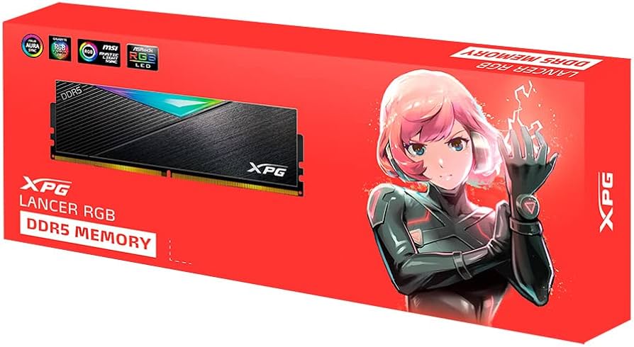 Amazon.co.jp: ADATA XPG Lancer RGB 16GB DDR5 5200MHz (PC5-41600