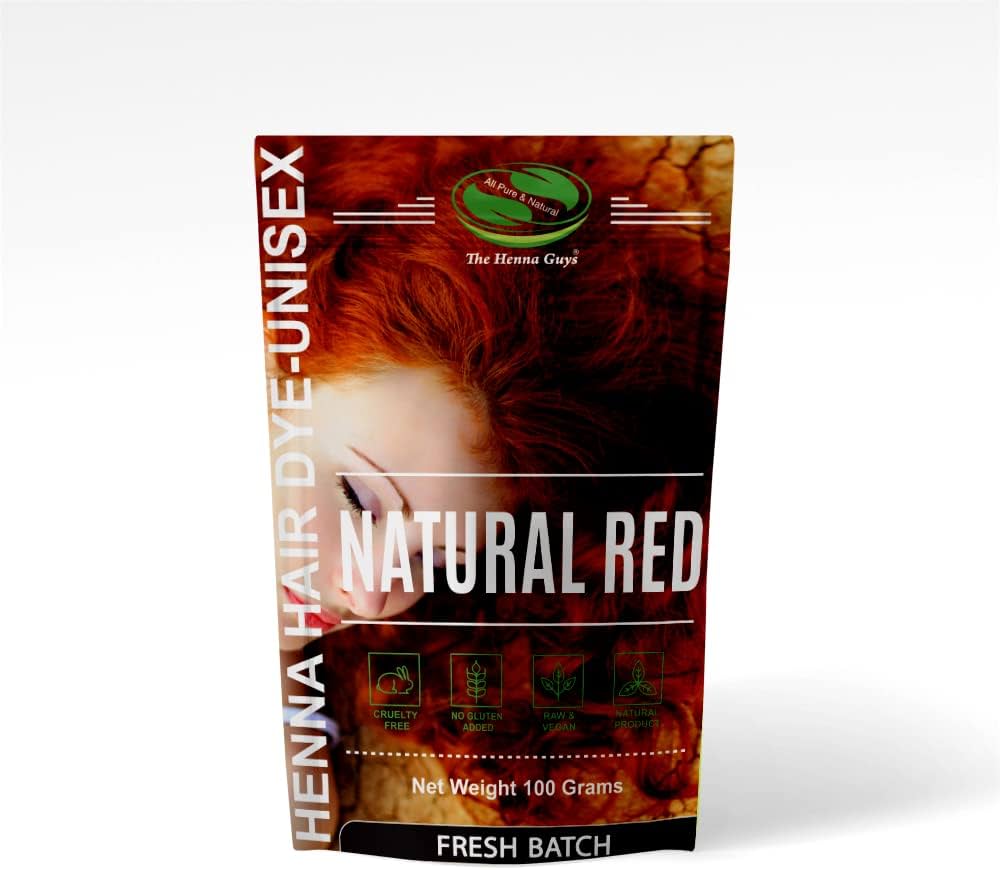 Amazon.com : 1 Pack Of Natural Red Henna Hair & Beard Color/Dye