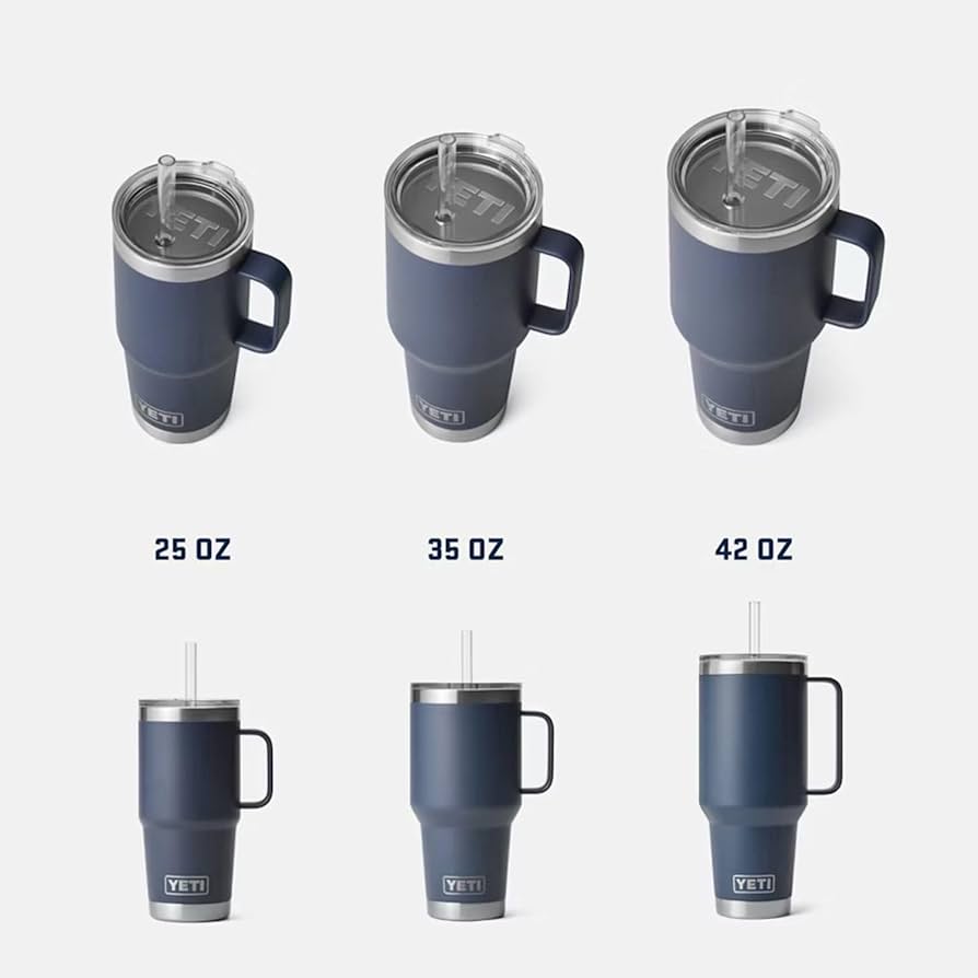 Amazon.com: YETI Rambler 35 oz Tumbler with Handle and Straw Lid