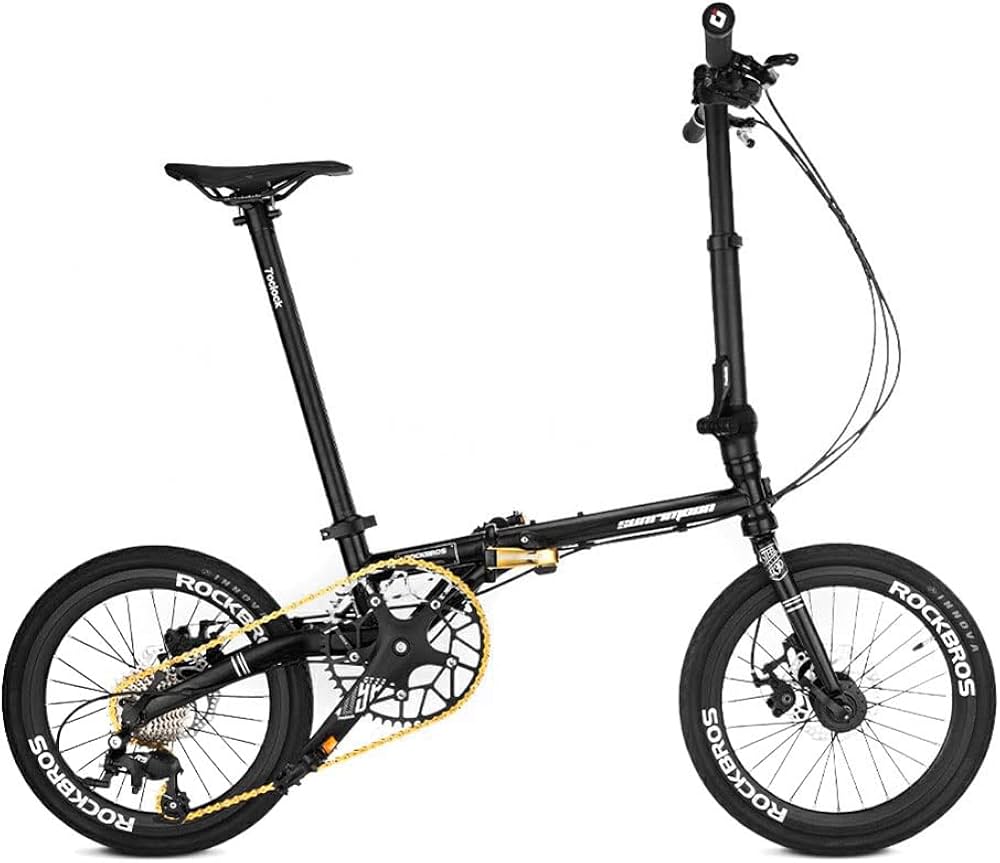 Amazon | ROCKBROS(ロックブロス) 折りたたみ自転車 ミニベロ 16インチ