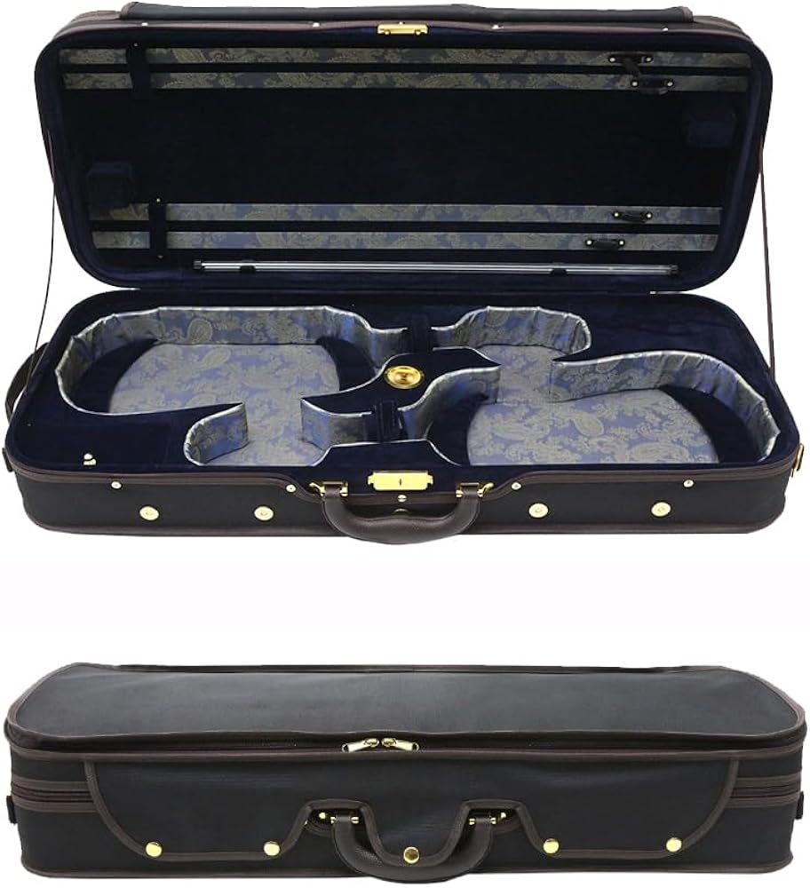 Amazon.co.jp: Vetimobato 調節可能なダブルバイオリンケース