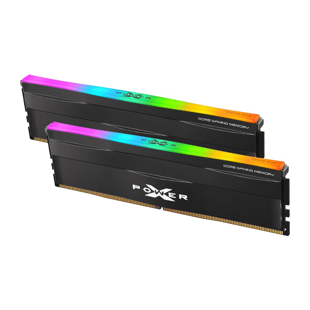 Amazon.co.jp: シリコンパワー DDR5 64GB (2x32GB) Zenith RGB 6000MHz