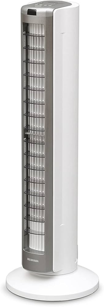 Amazon | アイリスオーヤマ 扇風機 タワーファン スリム 左右自動首