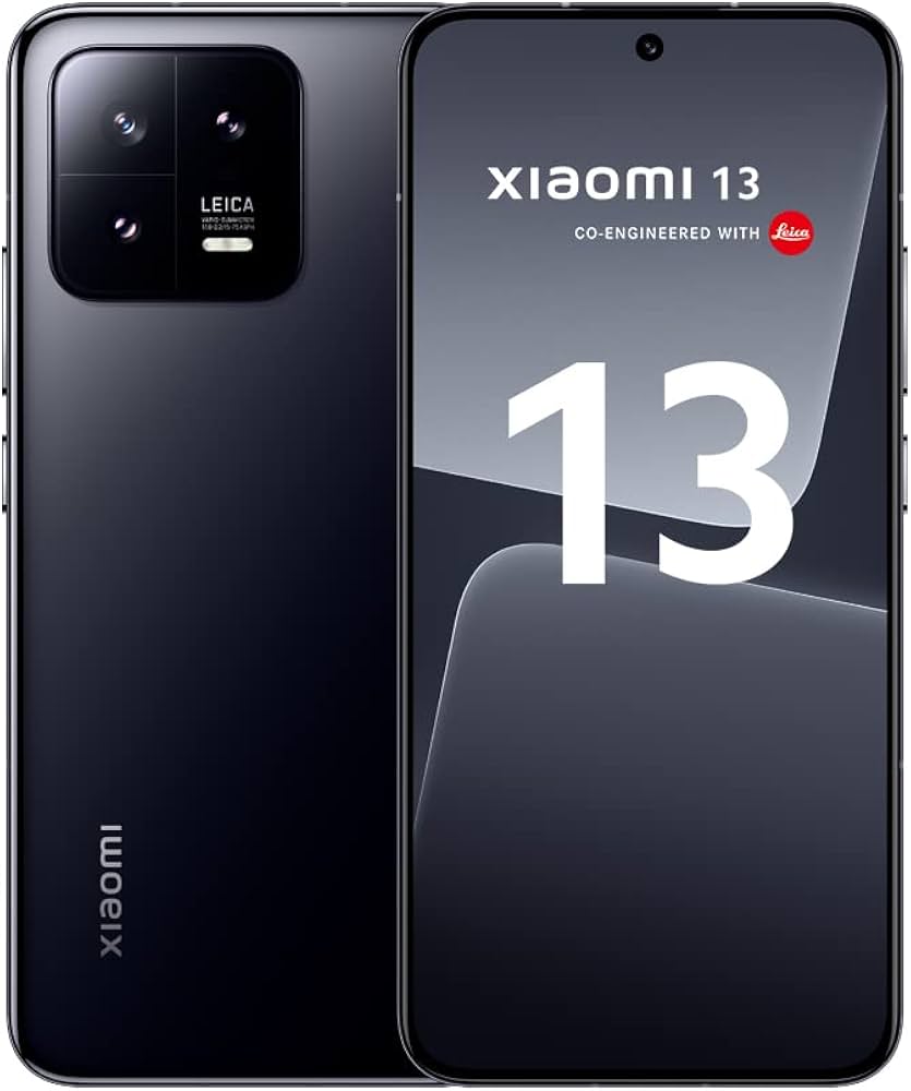 Xiaomi 13 Black 8GB RAM 256GB ROM, Pro HDR display with ultra-thin