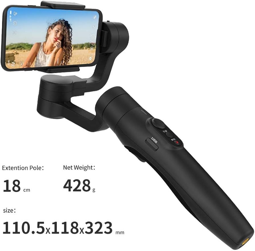 Amazon | FeiyuTech Vimble 2S 自撮り棒スマホ ンジンバル