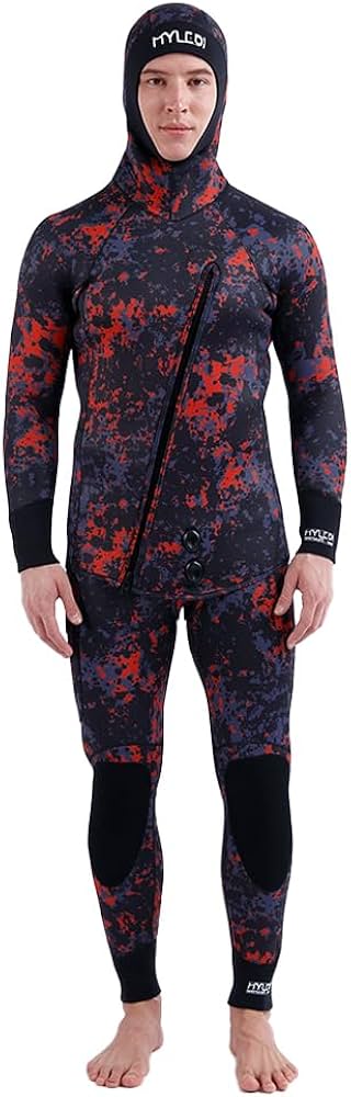 Amazon | MORGEN SKY ウェットスーツ 5mm メンズ 2ピース 裏起毛