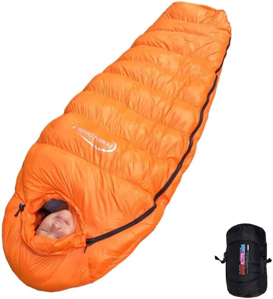 Amazon.co.jp: Fengzel Outdoor マミー型子供用寝袋 170*65(45)cm