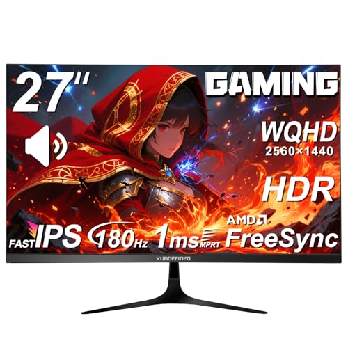 Amazon.co.jp: XUNDEFINED 27インチ ゲーミングモニター 180Hz 1ms