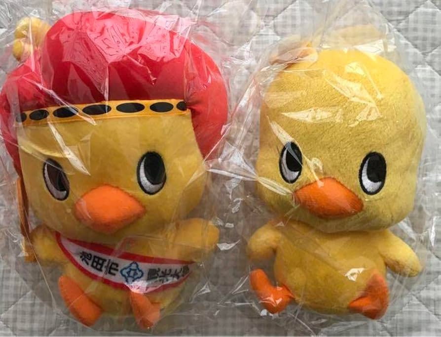 Amazon.co.jp: チキンラーメン ひよこちゃん ぬいぐるみ 2点セット