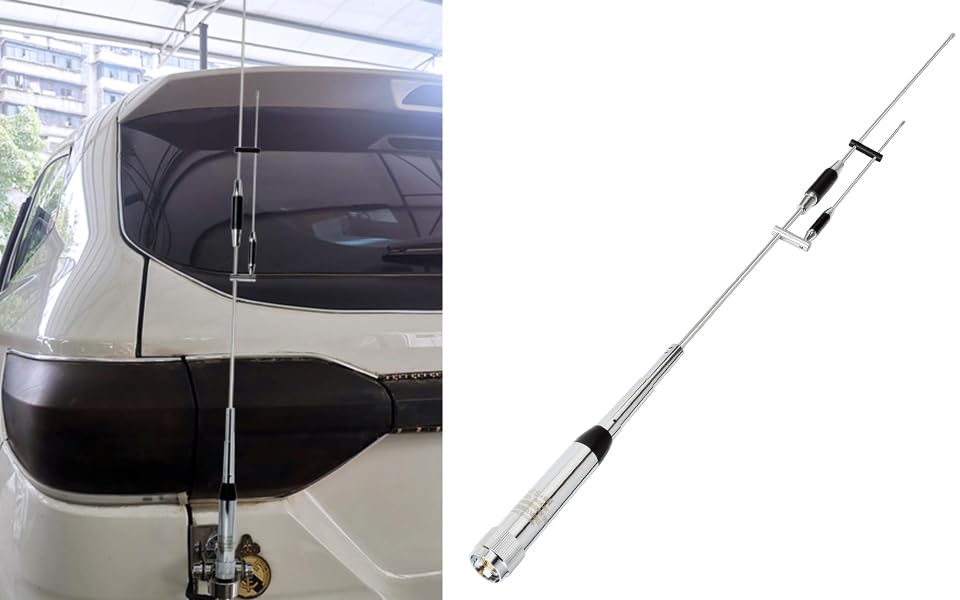 Amazon | HYSHIKRA 144/245/430MHz帯 高利得 3バンド モービルアンテナ