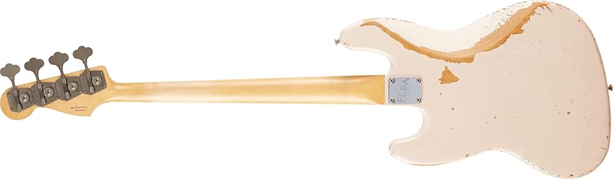 Amazon.com: Fender Flea Jazz Bass, Shell Pink, Rosewood