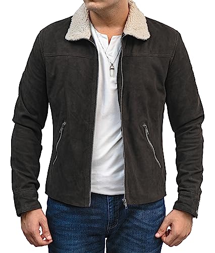 Amazon.com: Walking Dead Rick Grimes Jacket Andrew Lincoln Fur