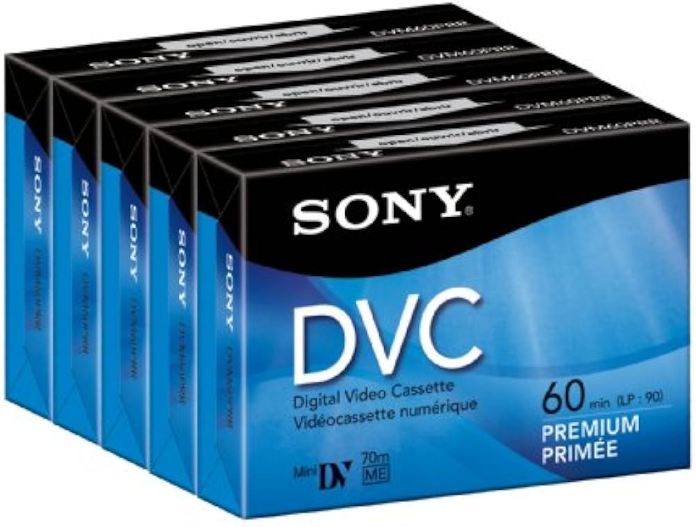 Amazon.com: Sony 60 Minute DVC Premium (5 Pack) : Electronics