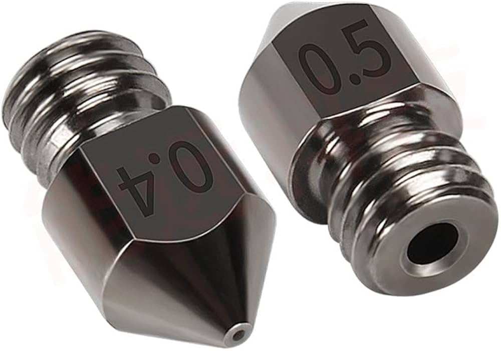 Amazon.co.jp: 3dプリンター ノズル タングステン鋼 0.2mm 0.3mm 0.4mm