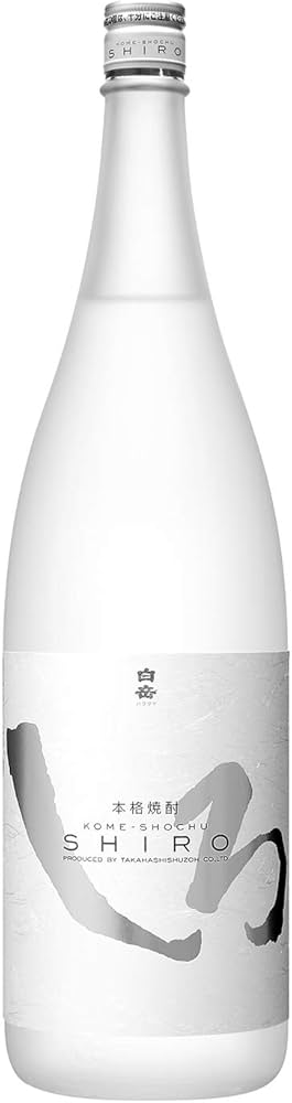 Amazon.co.jp: 高橋酒造 白岳しろ [ 米焼酎 25度 熊本県 1800ml