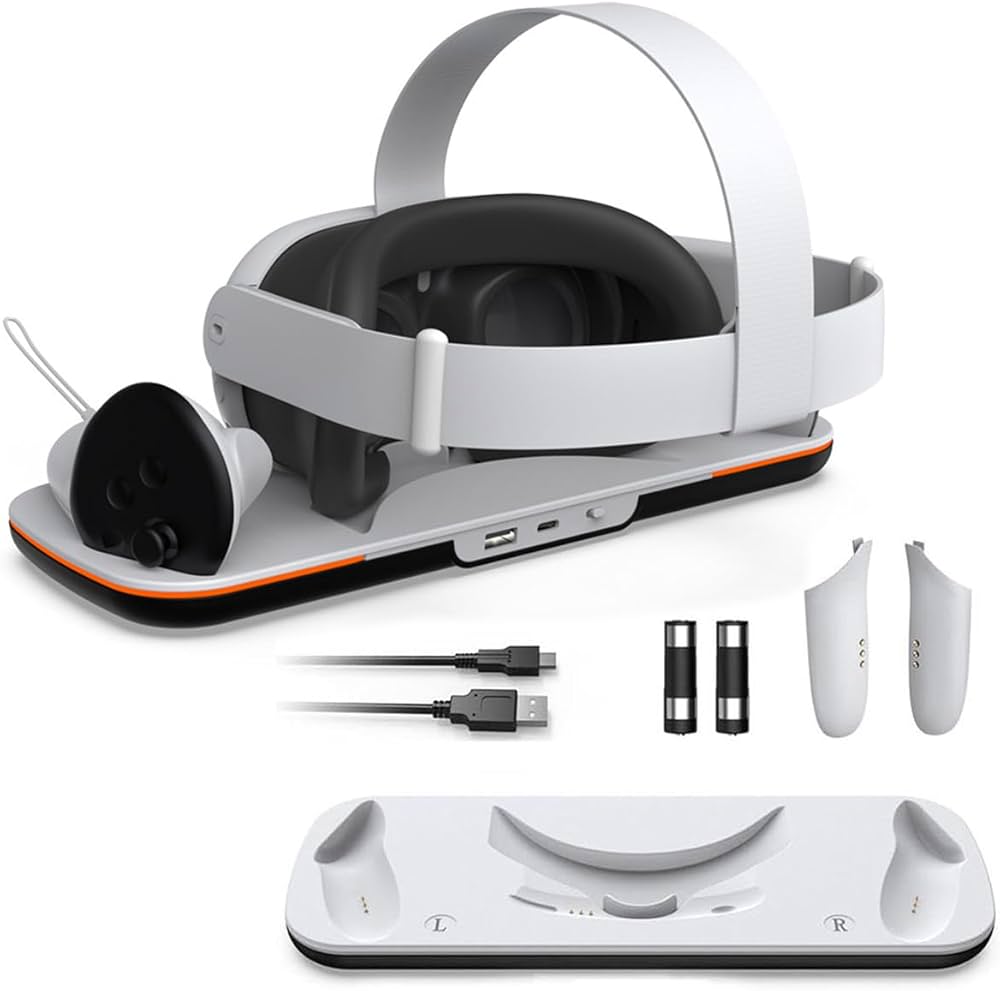 Amazon.co.jp: Meta Quest 3 用充電ドック 充電ドック可動式充電ドック