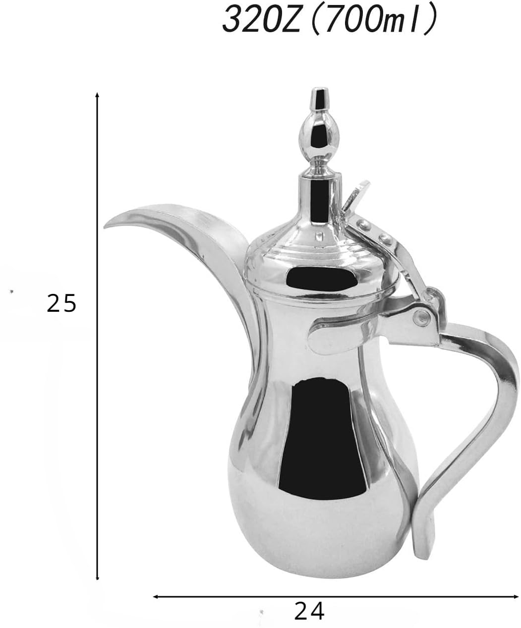 Amazon｜Fiegcit アラビアコーヒーポット中東ケトルダラステンレス鋼