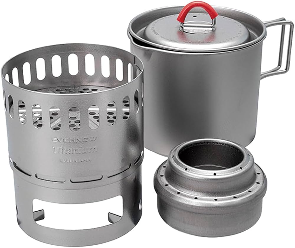 Amazon | エバニュー(EVERNEW) Ti Mug pot 500 Stove set ECA538