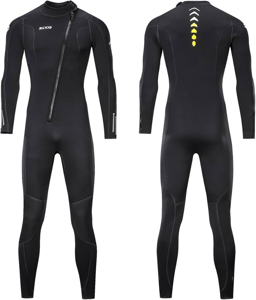 Amazon | ウェットスーツ メンズ 3mm ネオプレン フルスーツ フロント