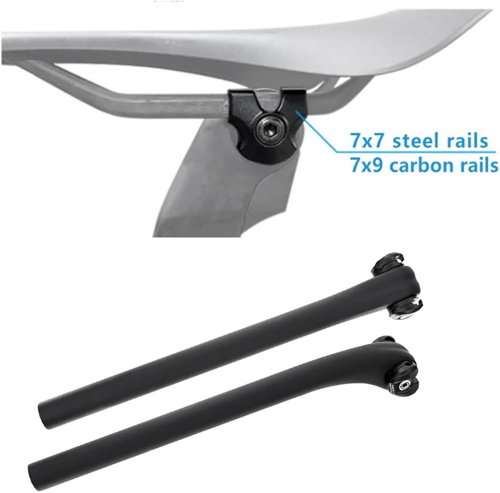 Amazon.co.jp: Roisin 自転車ポストクランプ カーボンサドルレール用