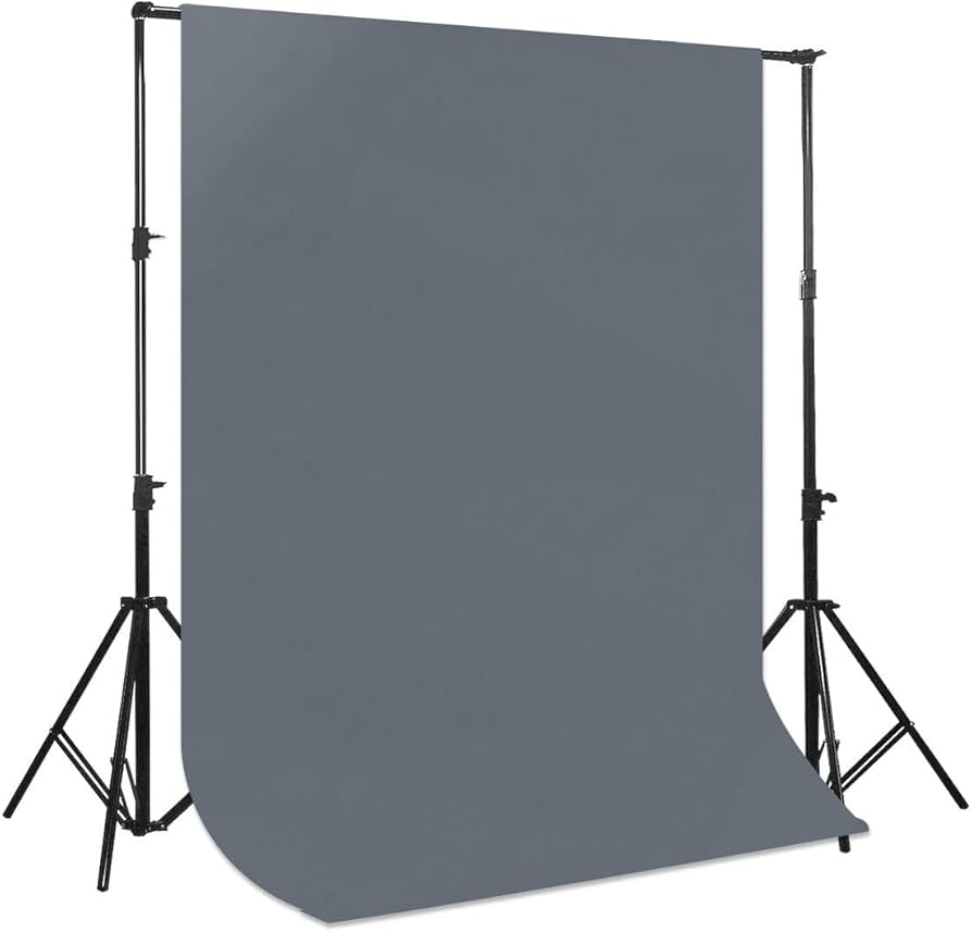 Amazon | TenBright 背景スタンド＋グレー布セット (3×6m) 撮影用