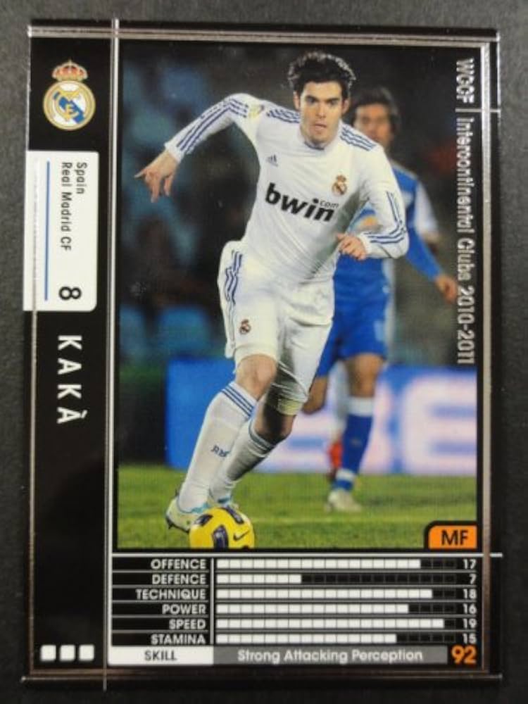 Amazon.co.jp: WCCF 10-11白黒カード 297 カカ : スポーツ＆アウトドア