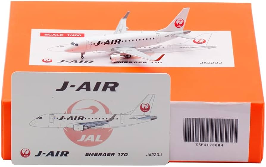 Amazon | JC Wings 1:400 EW4170004 J-Air Embraer ERJ-170-100STD