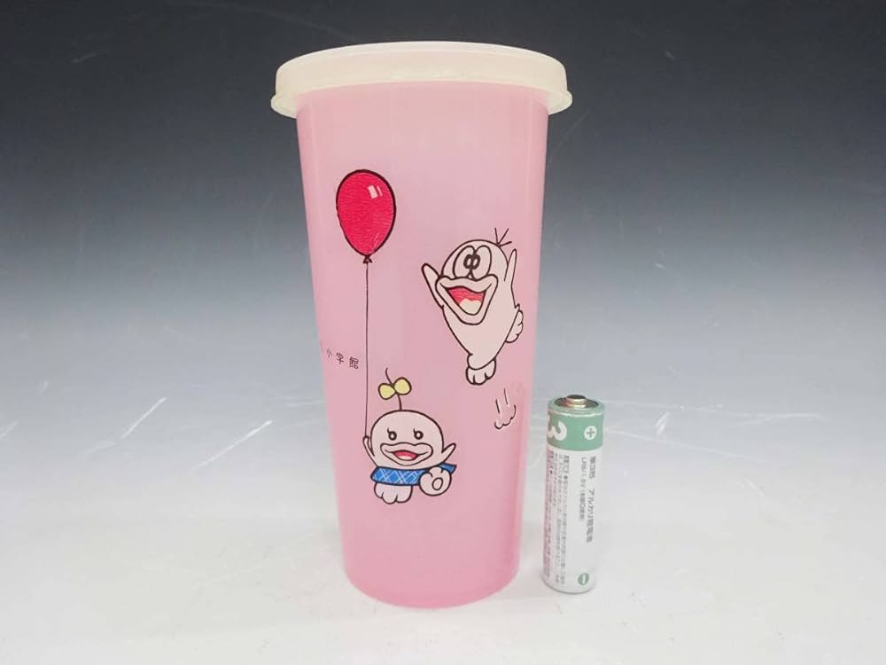 Amazon｜○オバケのQ太郎 保存容器 タッパー 筒状 ピンク Qちゃん P子