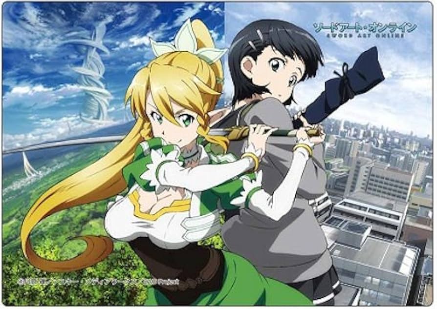 Amazon.co.jp: ソードアート・オンライン デスクマット リーファ&直葉