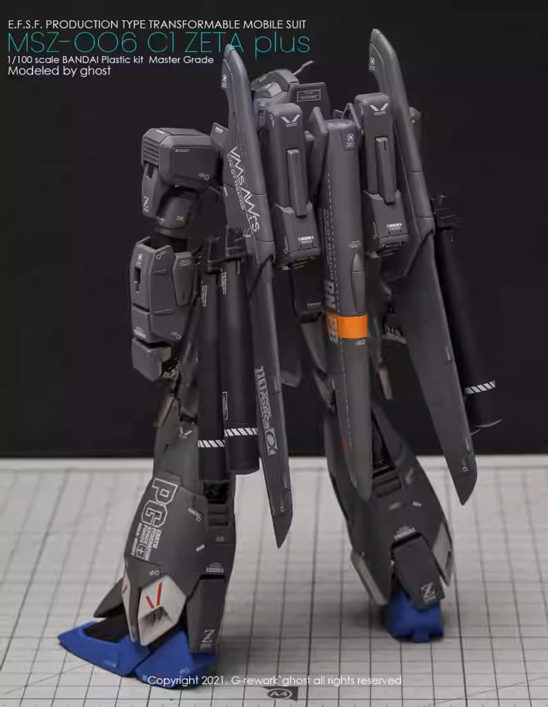 Amazon | 〔1/100スケール MG〕MSZ-006C1 ゼータプラス用水転写式