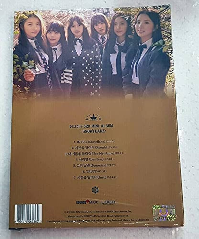 Buy GFRIEND Snowflake 3rd Mini Albums CD Yuju SinB Yerin Sowon