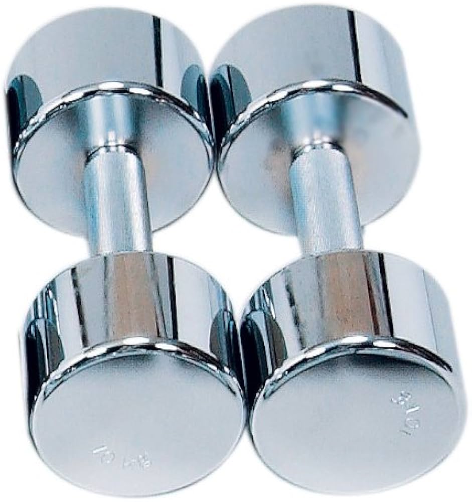 定価60万円超 中旺ヘルス ステンレスダンベルセット1kg〜10kg＋