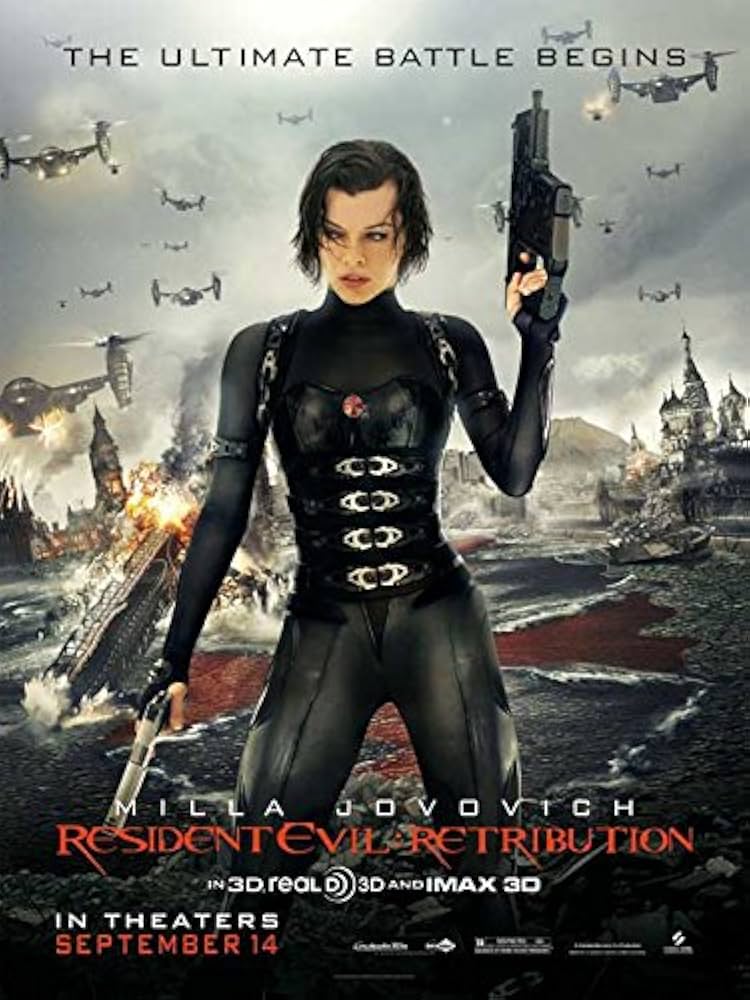 Amazon.co.jp: 【大判】映画ポスター 海外版 バイオハザードV リ