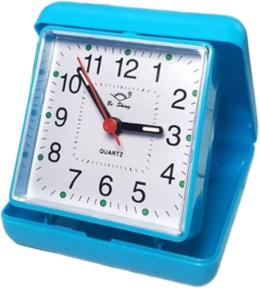 Amazon.co.jp: KJOET 折りたたみ式トラベル目覚まし時計アナログ